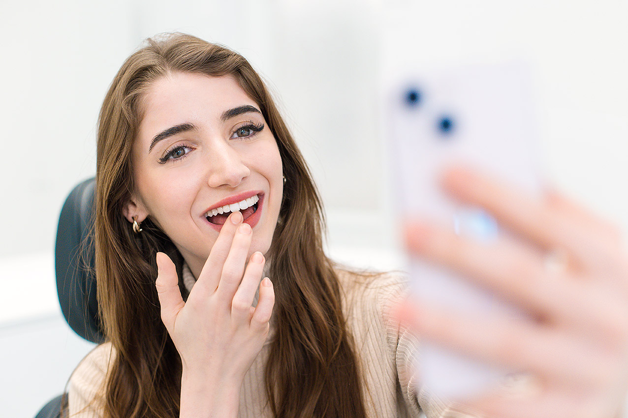 Schnute Berlin - Professionelle Zahnreinigung, die Zähne sind sauber